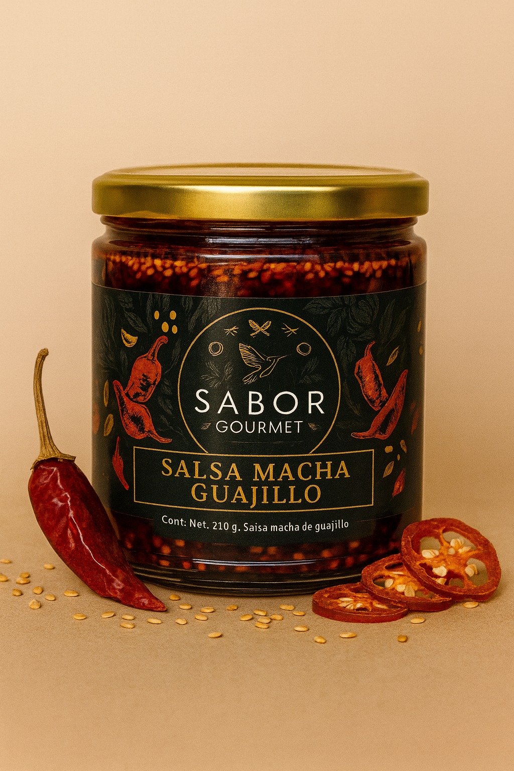 Macha guajillo SALSA MACHA GUAJILLO